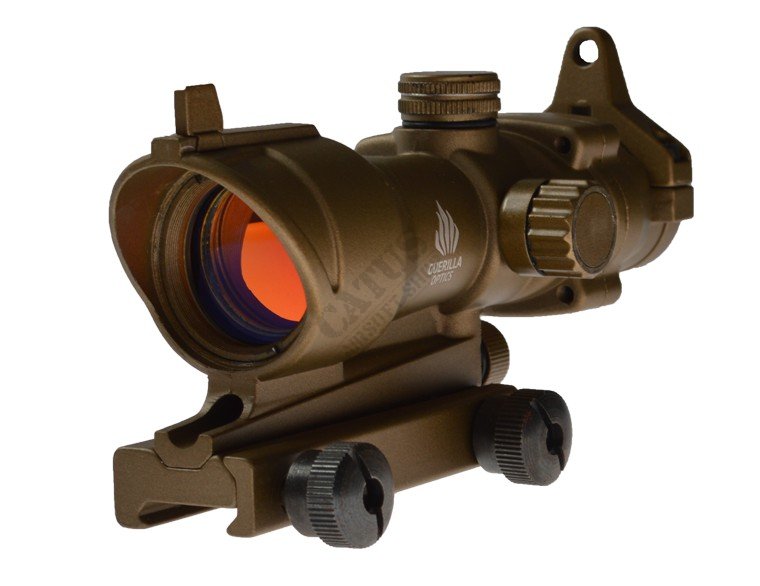 Σκοπευτικό Red Dot τύπου ACOG Guerilla Optics – Tan
